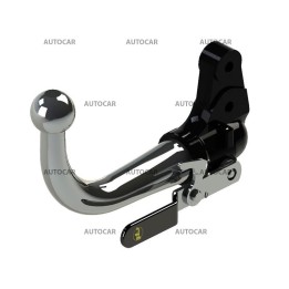 Vertical Detachable Towbar with Key, GDW, Volvo C40 2021 - Present - EDK.ro
