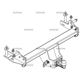 Towbar, Auto-Hak, Semi-Detachable System, SsangYong Musso Grand 2019 - 2022 - EDK.ro