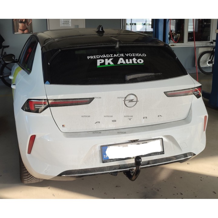 Vertical Detachable Towbar with Key, ORIS / Bosal L, Opel Astra 2021 - Present - EDK.ro