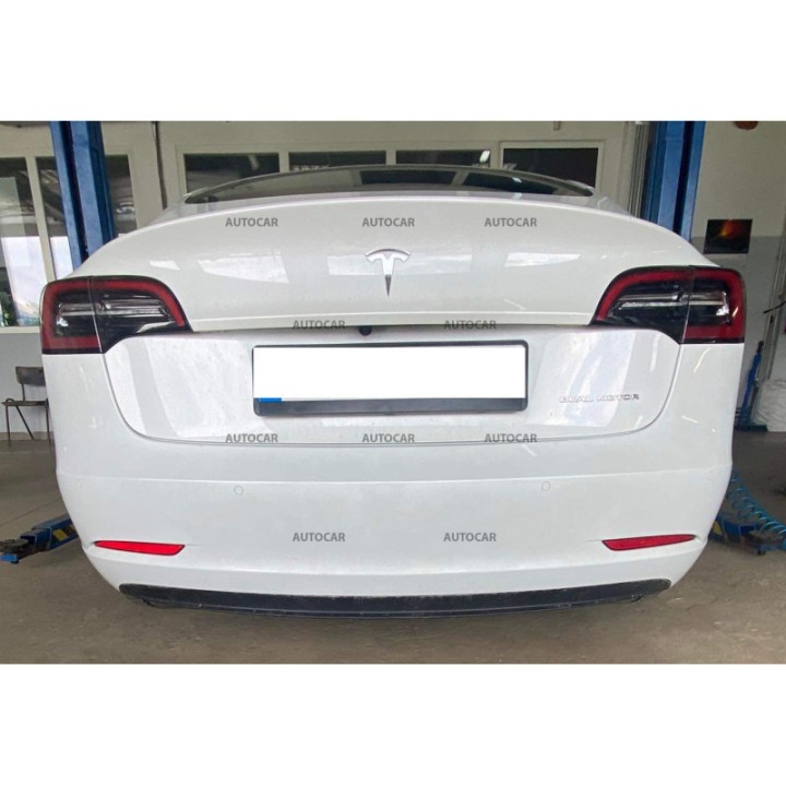 Vertical Detachable Towbar with Key, Aragon, Tesla Model 3 2019 - 2023 - EDK.ro