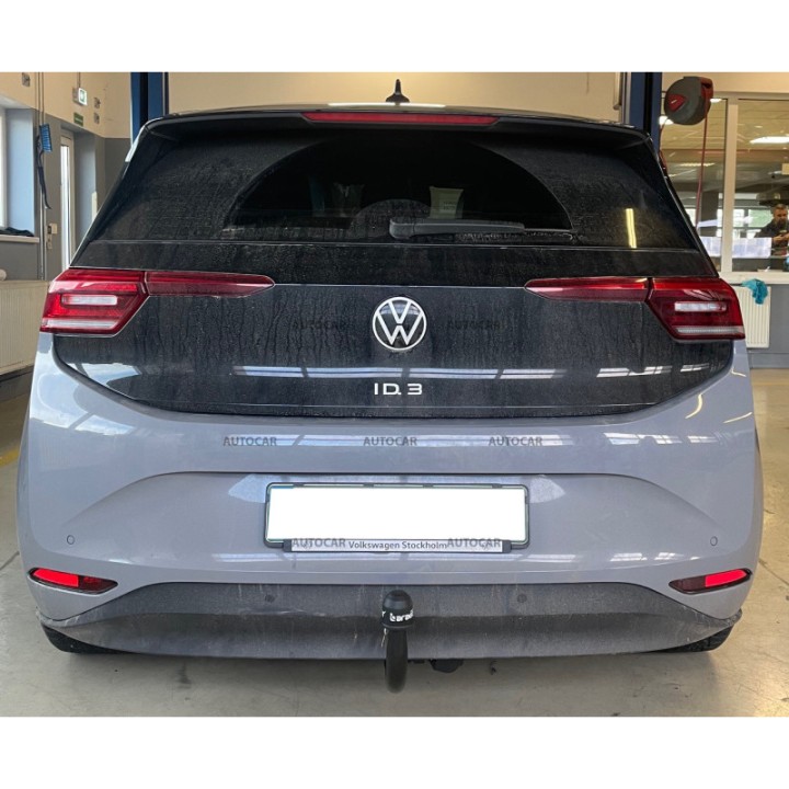 Vertical Detachable Towbar with Key, Aragon, Volkswagen ID.3 2020 - Present - EDK.ro