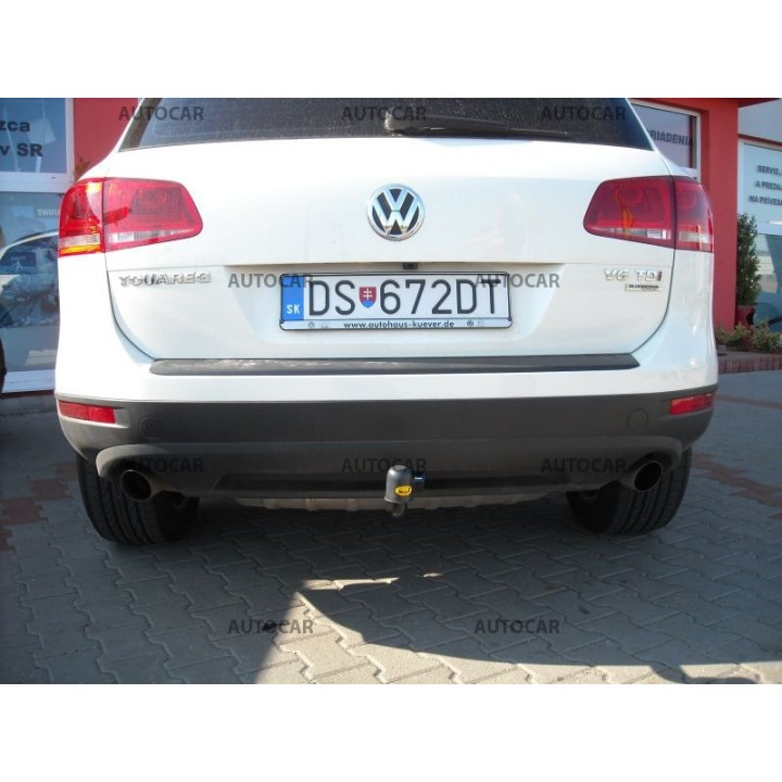 Towbar, Auto-Hak, Vertical Detachable System, Volkswagen Touareg 2010 - 2018 - EDK.ro