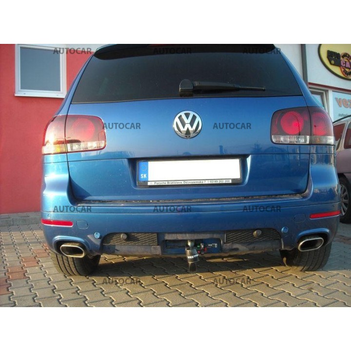 Vertical Detachable Towbar with Key, Westfalia Automotive, Volkswagen Touareg 2010 - 2018 - EDK.ro