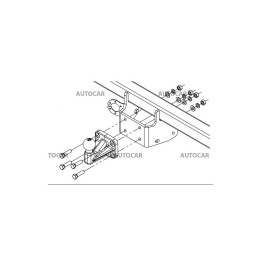 Cârlig de Remorcare, Auto-Hak, Sistem Semi-Demontabil, Peugeot Boxer Dubă L4/L5 2021 - 2024 - EDK.ro