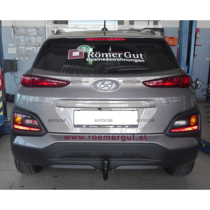 Cârlig de Remorcare, Auto-Hak, Sistem Demontabil Vertical, Hyundai Kona fără AdBlue 2020 - 2023 - EDK.ro