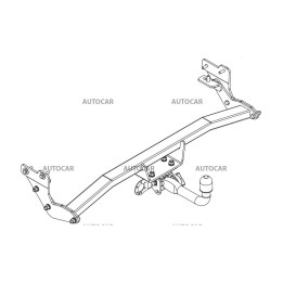Cârlig de Remorcare, Auto-Hak, Sistem Demontabil Automat, Hyundai Kona 2023 - Prezent - EDK.ro