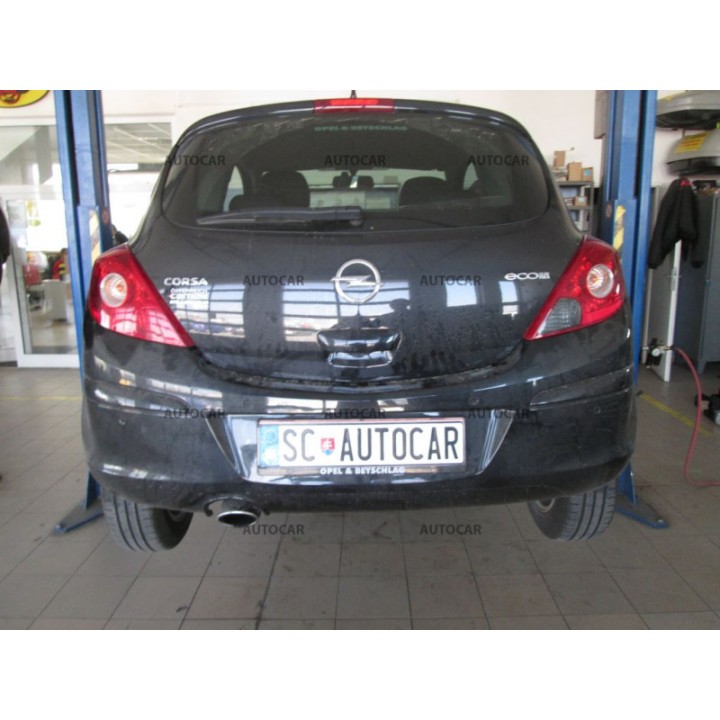 Towbar, Auto-Hak, Vertical Detachable System, Opel Corsa 2014 - 2019 - EDK.ro