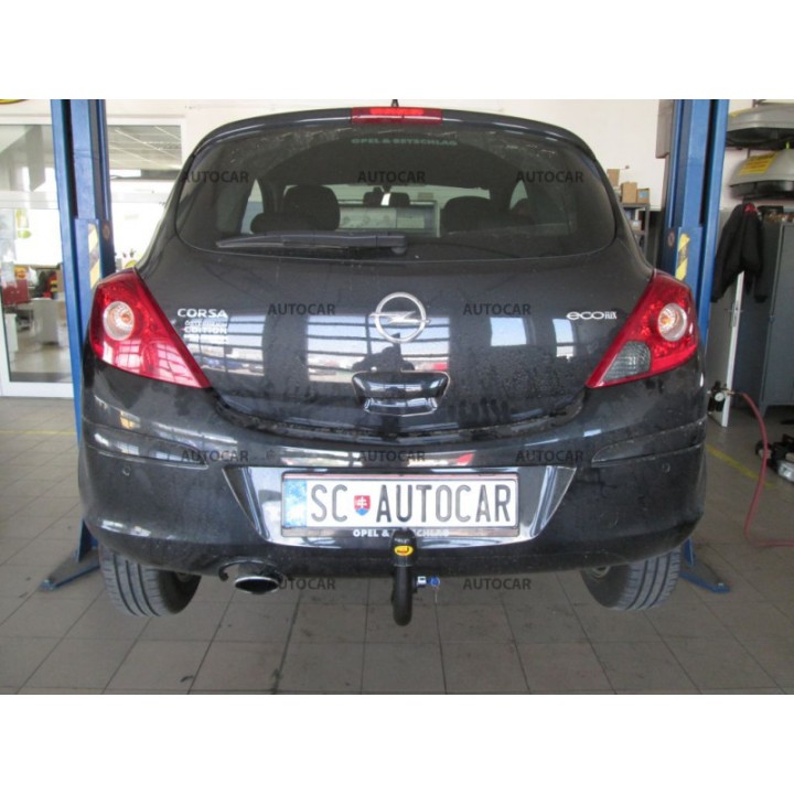 Cârlig de Remorcare, Auto-Hak, Sistem Demontabil Vertical, Opel Corsa 2014 - 2019 - EDK.ro