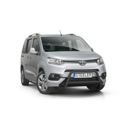 Bullbar Omologat RAR, Steeler 4x4 "A" Bar cu Traversă, Culoare Negru, Toyota ProAce City Verso 2019 - Prezent - EDK.ro