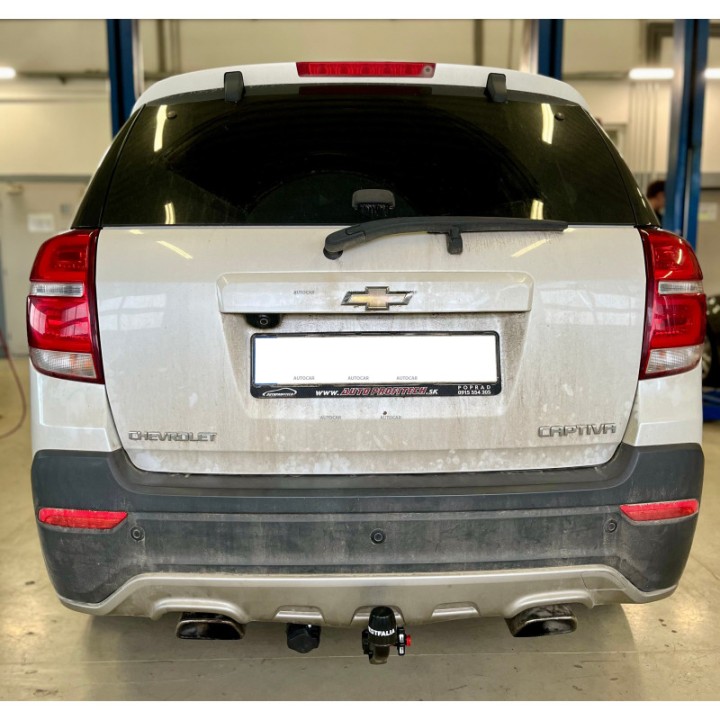 Vertical Detachable Towbar with Key, Westfalia Automotive, Chevrolet Captiva 2006 - 2013 - EDK.ro