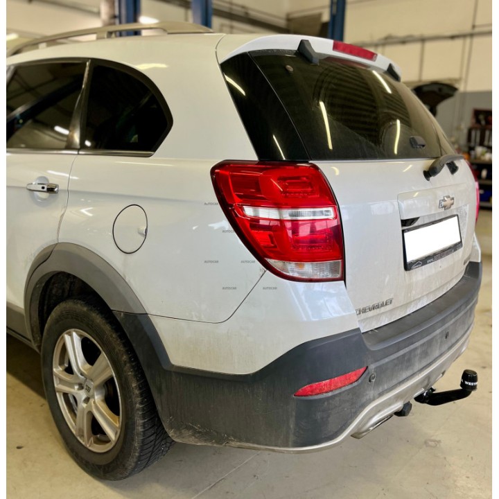 Vertical Detachable Towbar with Key, Westfalia Automotive, Chevrolet Captiva 2006 - 2013 - EDK.ro