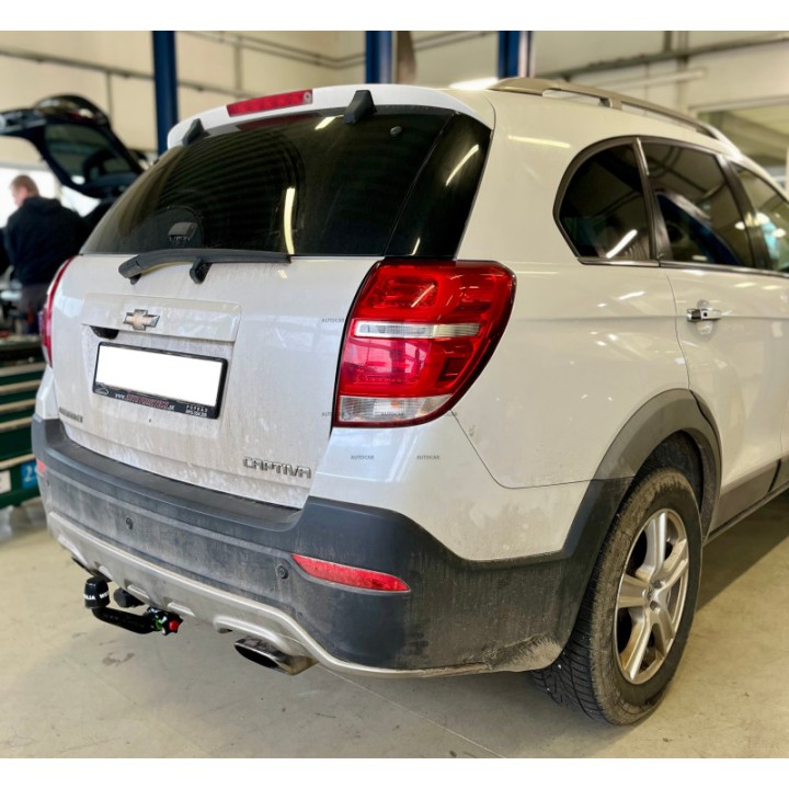 Vertical Detachable Towbar with Key, Westfalia Automotive, Chevrolet Captiva 2006 - 2013 - EDK.ro
