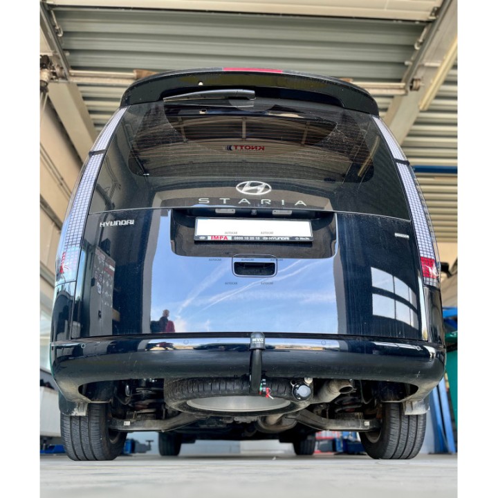 Cârlig de Remorcare Detașabil Vertical cu Cheie, MVG 13 Pin Electronic Kit, Hyundai Staria 2021 - EDK.ro