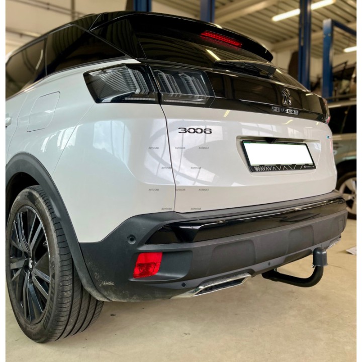 Towbar, Auto-Hak, Vertical Detachable System, Peugeot 3008 2020 - 2024 - EDK.ro