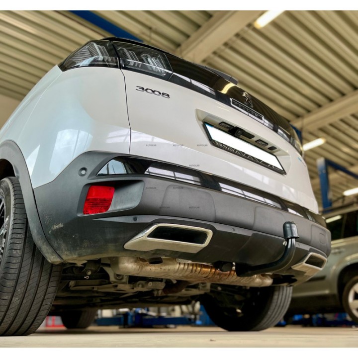 Towbar, Auto-Hak, Vertical Detachable System, Peugeot 3008 2020 - 2024 - EDK.ro