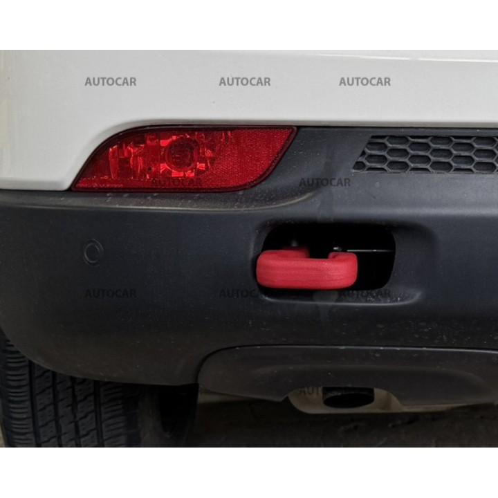 Vertical Detachable Towbar with Key, Aragon Trailhawk, Jeep Compass 2017 - 2025 - EDK.ro
