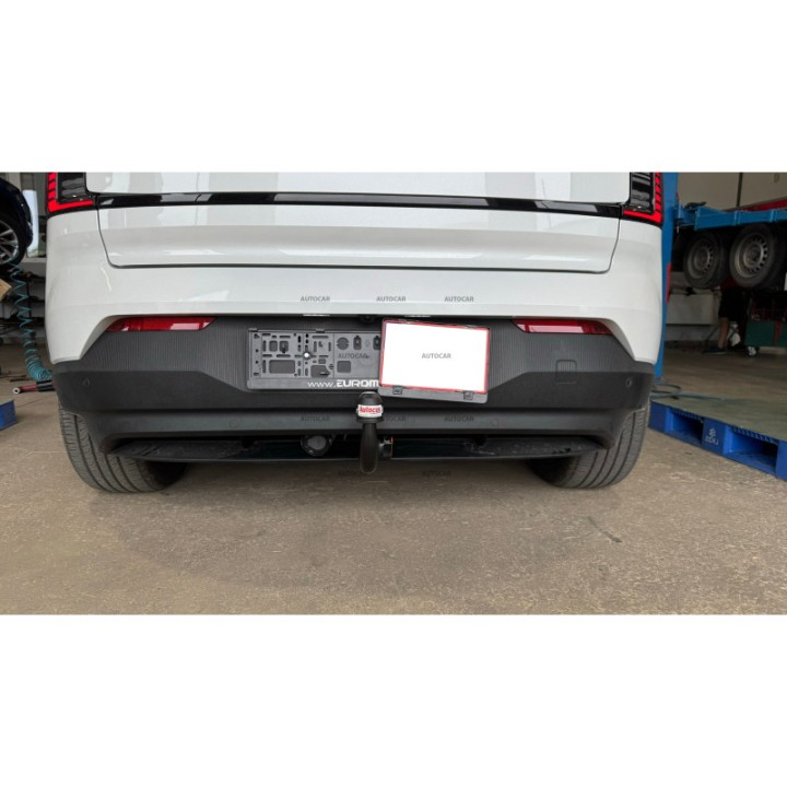 Vertical Detachable Towbar with Key, Aragon, Volvo EX30 2023 - Present - EDK.ro