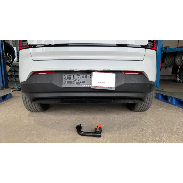 Vertical Detachable Towbar with Key, Aragon, Volvo EX30 2023 - Present - EDK.ro