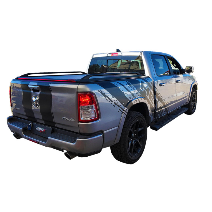 Închidere de Benă Tip Rulou Asistat, Tessera 4x4 Roll+, Dodge RAM 1500 Lungime Benă 8.0 Feet 2009 - 2018 - EDK.ro