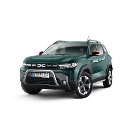 EC Homologated Bullbar, Steeler 4x4 "A" Bar, Color Silver, Dacia Duster 2024 - Present - EDK.ro