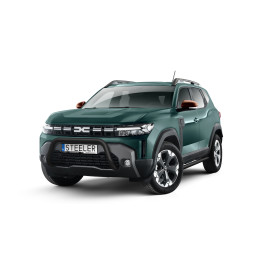EC Homologated Bullbar, Steeler 4x4 "A" Bar, Color Black, Dacia Duster 2024 - Present - EDK.ro