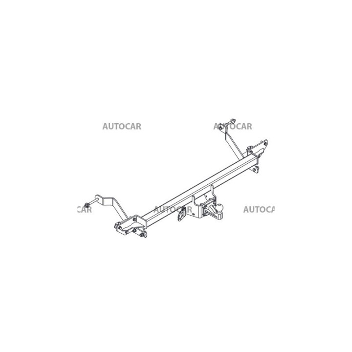 Towbar, Auto-Hak, Semi-Detachable System, Toyota ProAce Max L2/L3 2024 - Present - EDK.ro