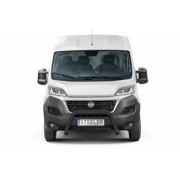 EC Homologated Bullbar, Steeler 4x4 "A" Bar, Color Black, Fiat Ducato Camper 2006 - 2016 - EDK.ro