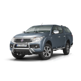 EC Homologated Bullbar, Steeler 4x4 "A" Bar, Color Silver, Fiat Fullback 2015 - Present - EDK.ro