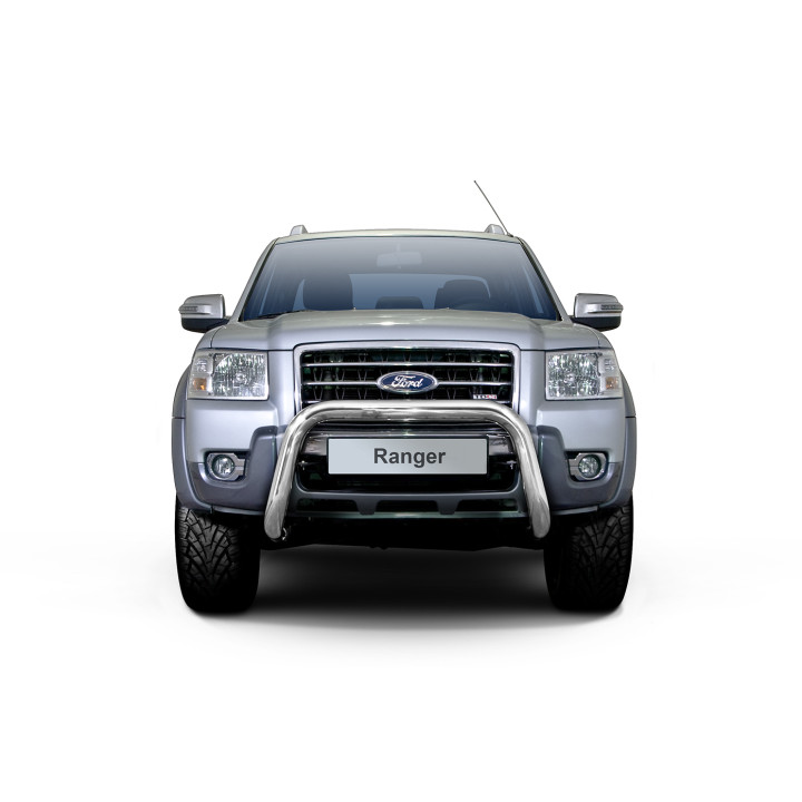 EC Homologated Bullbar, Steeler 4x4 "A" Bar, Color Silver, Ford Ranger 2007 - 2012 - EDK.ro