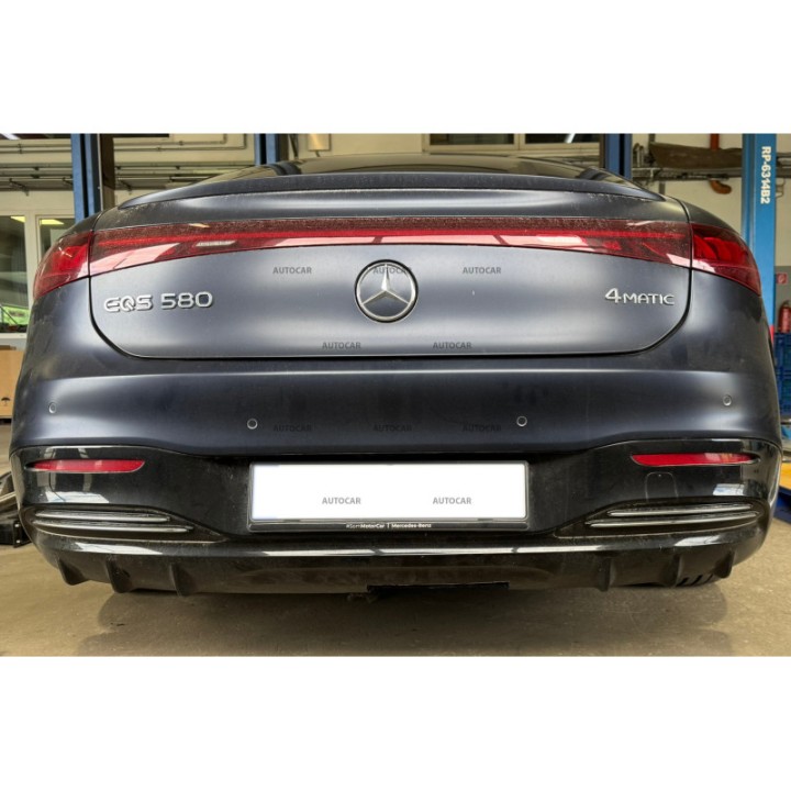 Vertical Detachable Towbar with Key, Aragon V297, Mercedes-Benz EQS 2021 - Present - EDK.ro