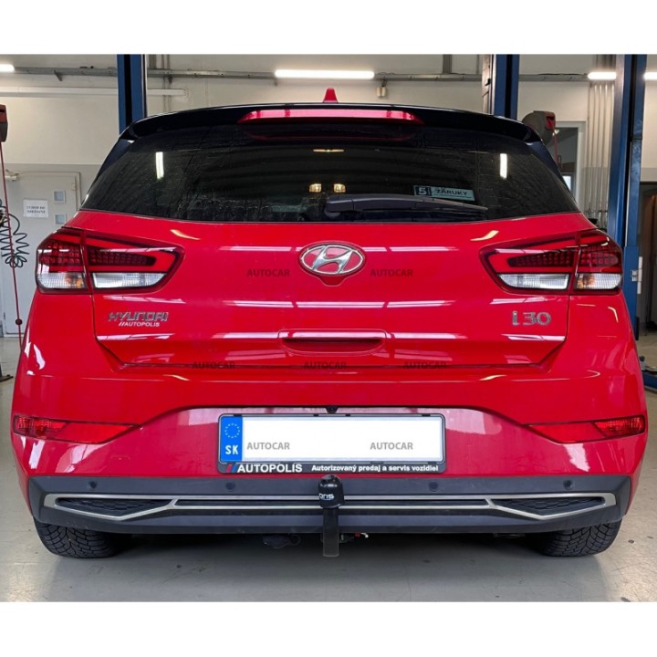 Vertical Detachable Towbar with Key, ORIS / Bosal FIX4BIKE, Hyundai i30 2017 - Present - EDK.ro