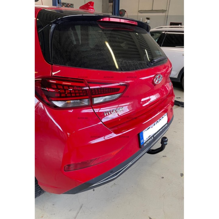 Vertical Detachable Towbar with Key, ORIS / Bosal FIX4BIKE, Hyundai i30 2017 - Present - EDK.ro