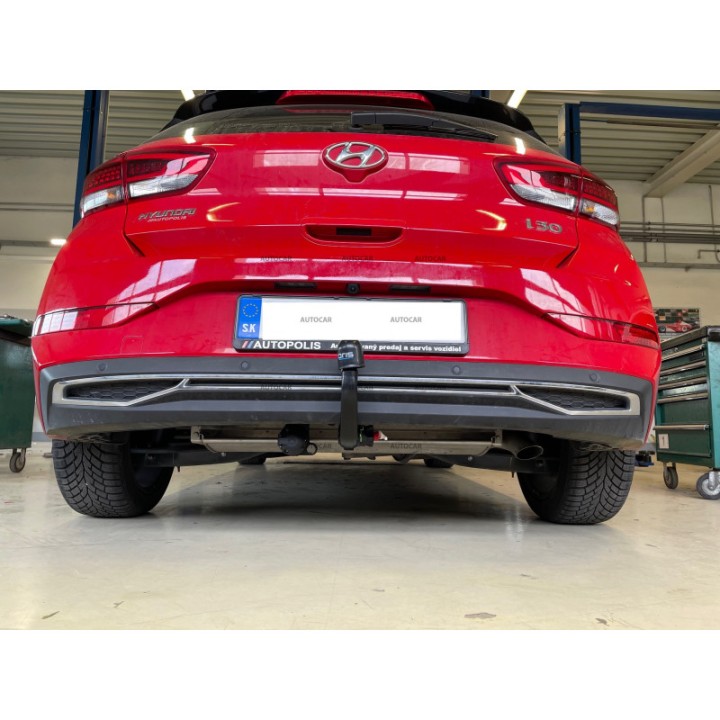 Cârlig de Remorcare Detașabil Vertical cu Cheie, ORIS / Bosal FIX4BIKE, Hyundai i30 2017 - Prezent - EDK.ro