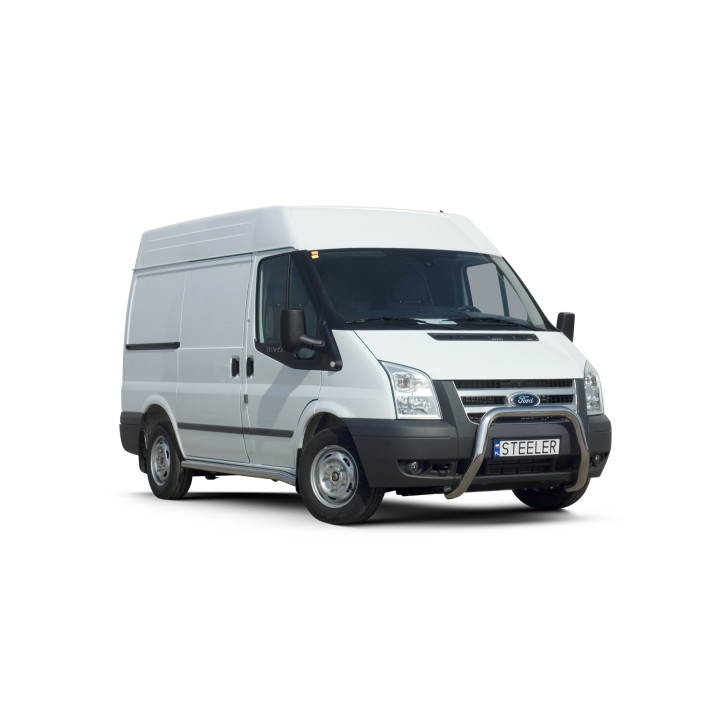 EC Homologated Bullbar, Steeler 4x4 "A" Bar, Color Silver, Ford Transit 2006 - 2012 - EDK.ro