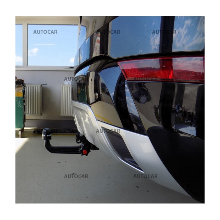 Vertical Detachable Towbar with Key, Westfalia Automotive V, Land Rover Discovery 2021 - Present - EDK.ro