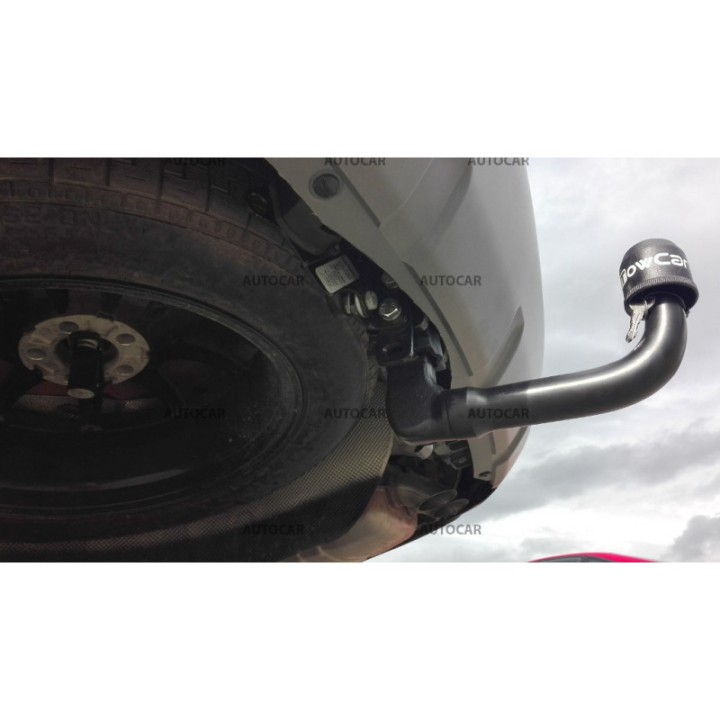 Vertical Detachable Towbar with Key, Aragon V, Land Rover Discovery 2021 - Present - EDK.ro