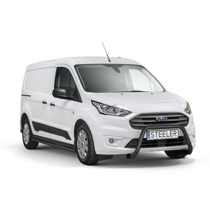 Bullbar Omologat RAR, Steeler 4x4 "A" Bar, Culoare Argintiu, Ford Transit Connect 2013 - 2021 - EDK.ro