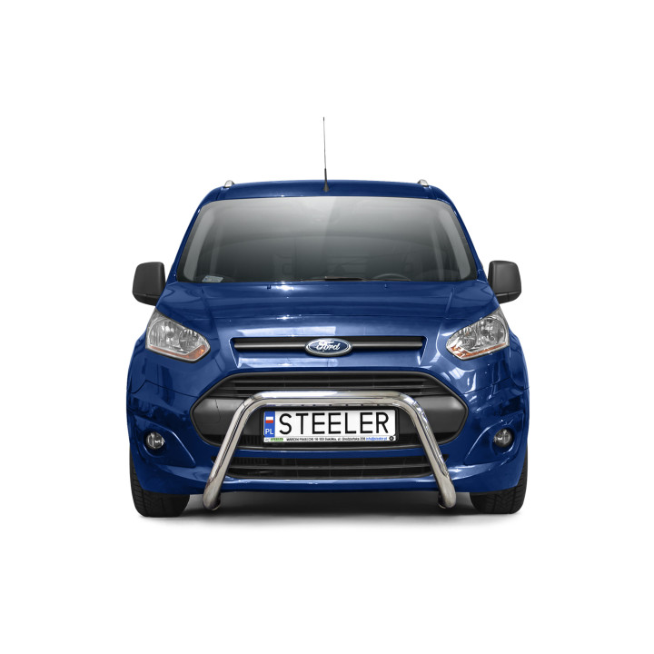 Bullbar Omologat RAR, Steeler 4x4 "A" Bar, Culoare Argintiu, Ford Transit Connect 2013 - 2021 - EDK.ro