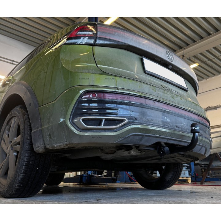 Vertical Detachable Towbar with Key, Aragon, Volkswagen Taigo 2021 - Present - EDK.ro