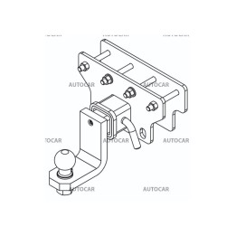 Towbar, Auto-Hak, American Ball Mount, Jeep Gladiator 2019 - Present - EDK.ro