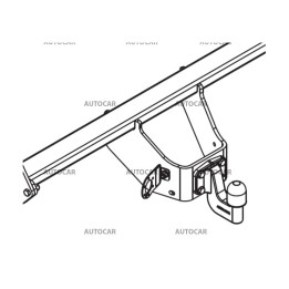 Towbar, Auto-Hak, Semi-Detachable System, Toyota Hilux 2025 - Present - EDK.ro