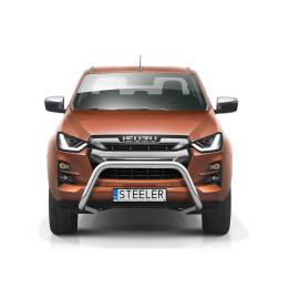 Bullbar Omologat RAR, Steeler 4x4 "A" Bar, Culoare Argintiu, Isuzu D-Max 2020 - Prezent - EDK.ro