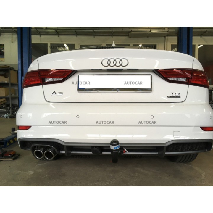 Vertical Detachable Towbar with Key, ORIS / Bosal FIX4BIKE, Audi A3 2016 - Present - EDK.ro