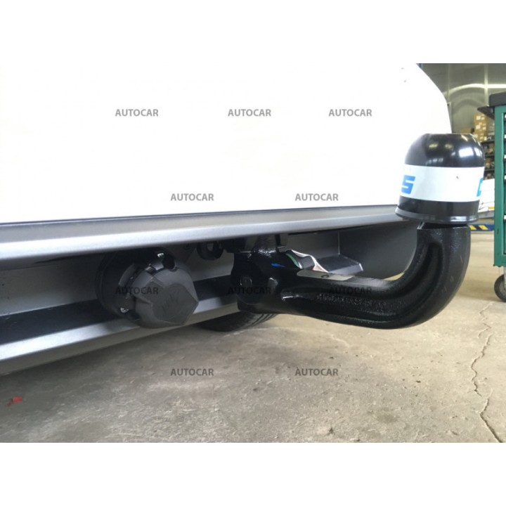 Vertical Detachable Towbar with Key, ORIS / Bosal FIX4BIKE, Audi A3 2016 - Present - EDK.ro