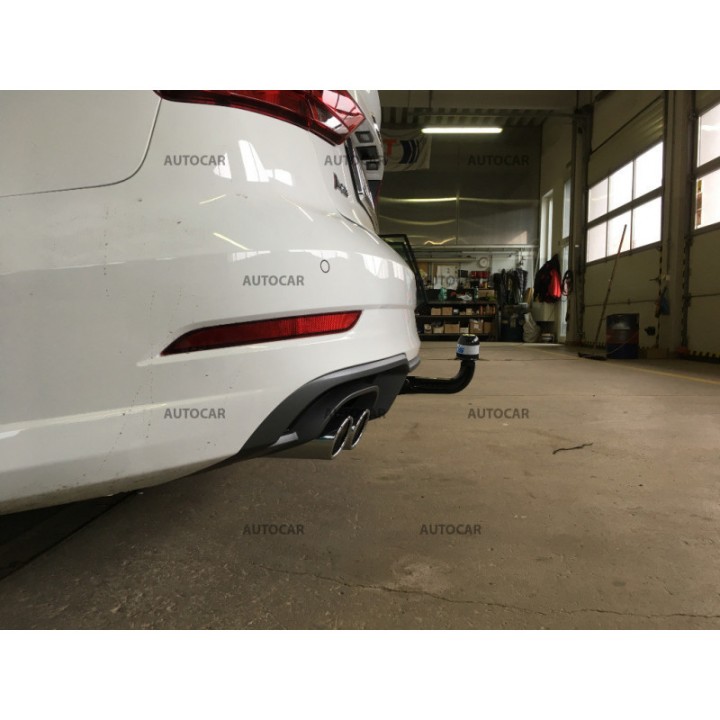 Vertical Detachable Towbar with Key, ORIS / Bosal FIX4BIKE, Audi A3 2016 - Present - EDK.ro