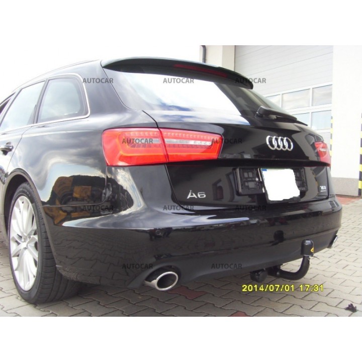 Cârlig de Remorcare, Auto-Hak, Sistem Demontabil Vertical, Audi A6 2015 - 2018 - EDK.ro