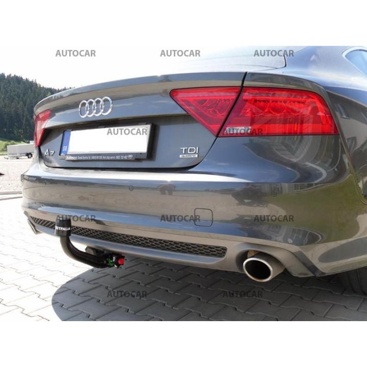 Vertical Detachable Towbar with Key, Westfalia Automotive, Audi A7 2010 - 2014 - EDK.ro
