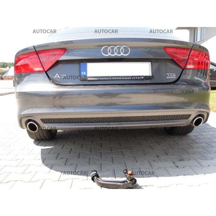 Vertical Detachable Towbar with Key, Westfalia Automotive, Audi A7 2015 - 2018 - EDK.ro