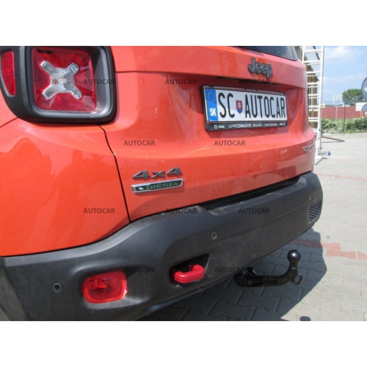 Cârlig de Remorcare Detașabil Vertical cu Cheie, Westfalia Automotive, Jeep Renegade 2018 - Prezent - EDK.ro