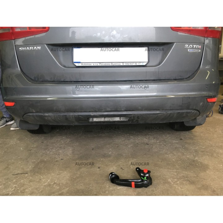 Vertical Detachable Towbar with Key, Westfalia Automotive, Volkswagen Sharan 2011 - 2022 - EDK.ro